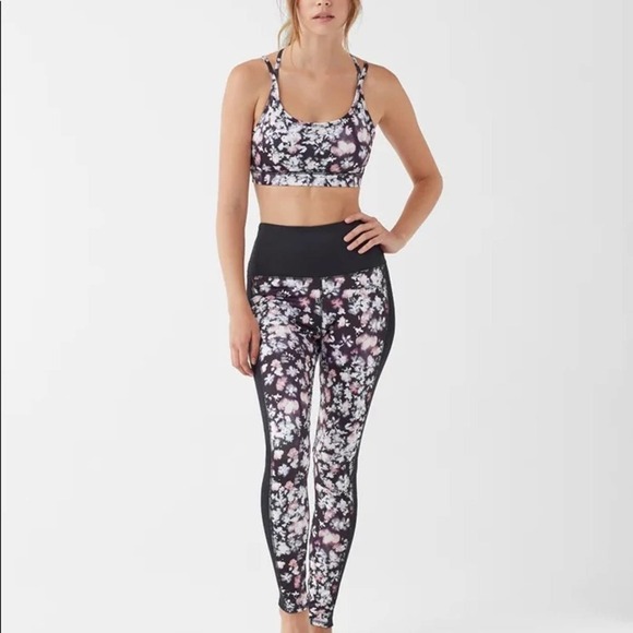 Splendid floral high waisted studio leggings small‎ - Picture 2 of 9